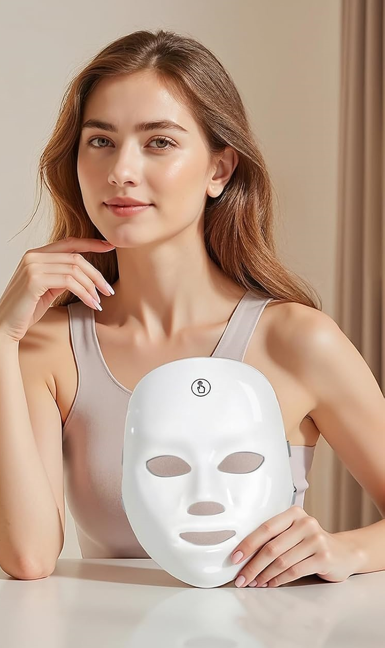 Mascarilla facial LED de 7 colores