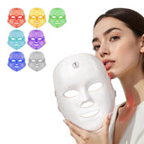 Mascarilla Facial LED · 7 Colores — Rostro Y Cuello