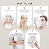 Mascarilla Facial LED · 7 Colores — Rostro Y Cuello