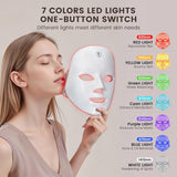 Mascarilla Facial LED · 7 Colores — Rostro Y Cuello